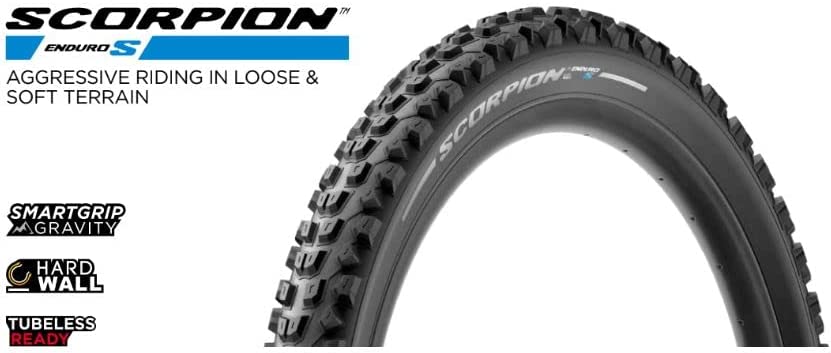 Pirelli Scorpion Enduro S SOFT SmartGRIP Hardwall Tubeless – Pneumatico MTB 27,5x2,6 Per E-MTB E Enduro