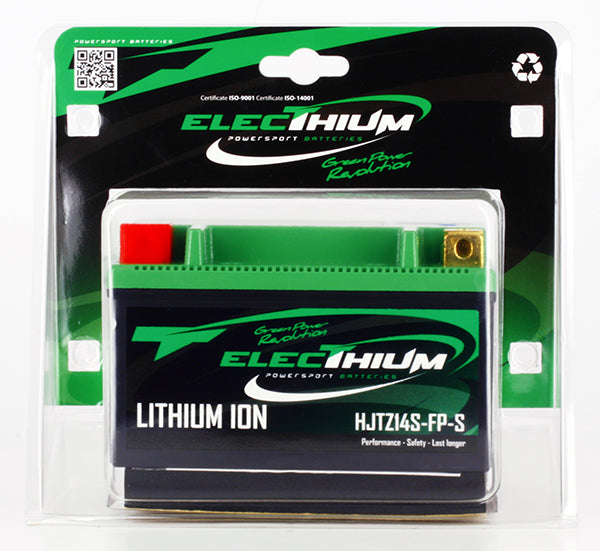 Electhium - Batteria al litio HJTZ14S-FP-S- (YTZ14S-BS)