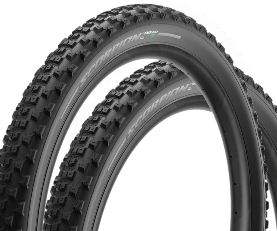 Coppia ( 2 unità ) Copertone Bici Pirelli CYCLING Scorpion Enduro R  27.5 x 2.4 HardWALL nero