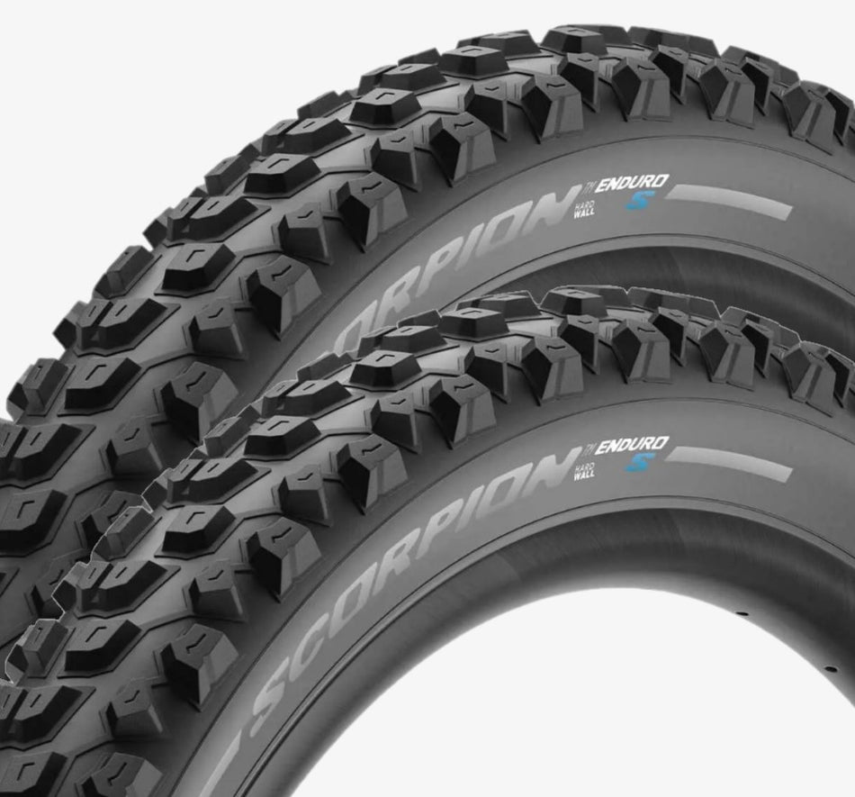 Coppia ( 2 unità ) Pneumatico Bici PIRELLI CYCLING 27.5 x 2.4 MTB Scorpion Enduro S Black