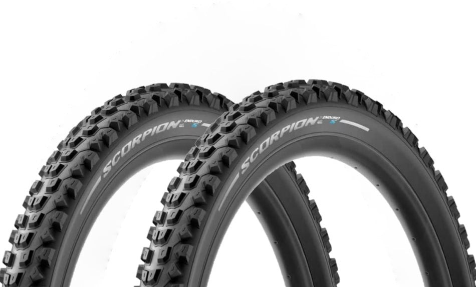 Coppia ( 2 unità ) Pneumatico Bici PIRELLI CYCLING 29 x 2.4 Scorpion Enduro S Black ProWall