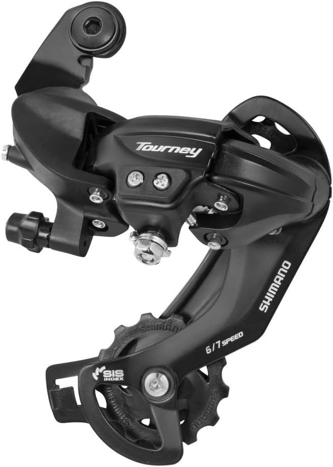 MTB CAMBIO TOURNEY TY300 ATTACCO DIRETTO 7/6V - GABBIA LUNGA, NERO