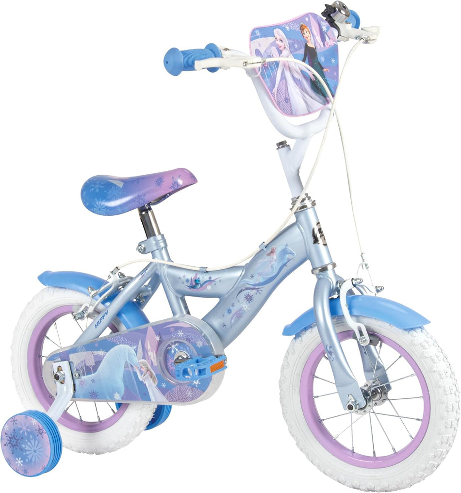 Huffy Disney Frozen, bicicletta 12" Pollici per bambini da 3 a 5 anni,