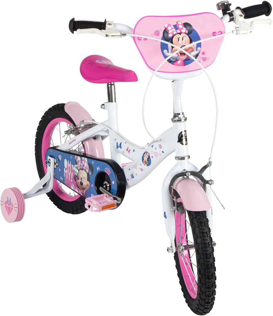 Huffy Disney Minnie Mouse - Bicicletta per bambini da 14 pollici
