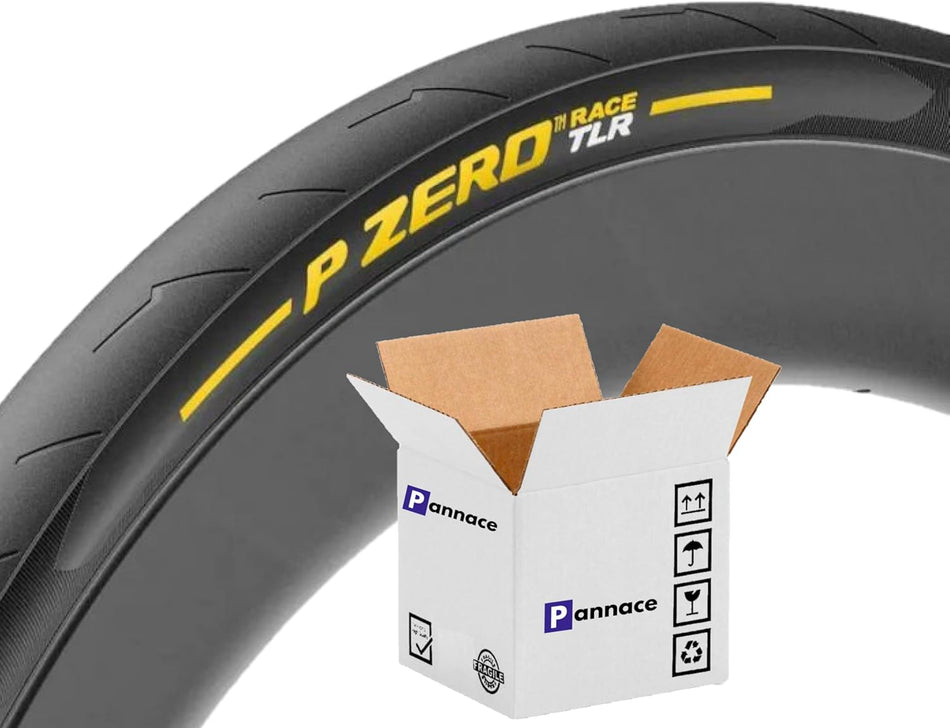 Pirelli Pneumatico Cycling/Bici 700x26 (26-622) PZERO_RACE TLR Tubeless Ready Giallo - Quantità confezioni articolo: 1