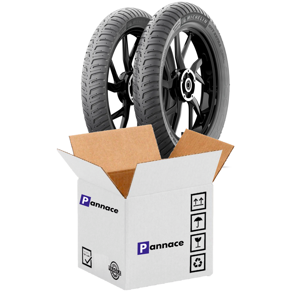 Pneumatici Moto in coppia 100/80 - 16 M/C 50S con 120/80 - 16 M/C 60S CITY EXTRA TL
