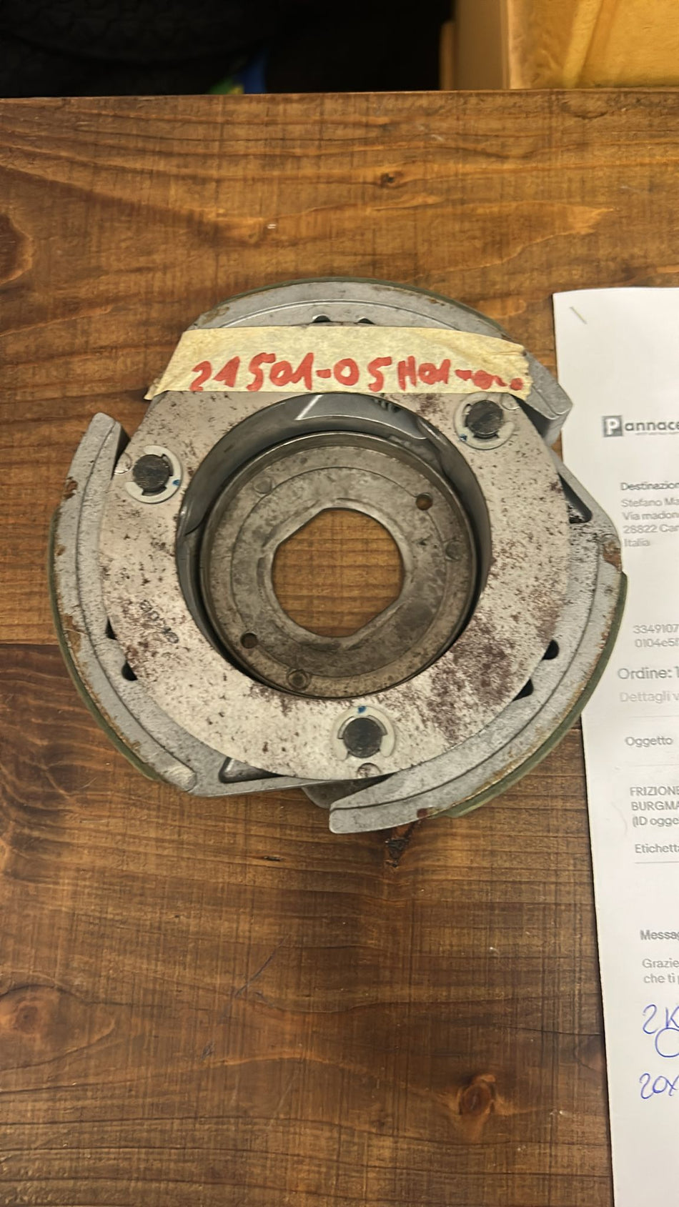 FRIZIONE CENTRIFUGA N.B. CONTROMISURA SUZUKI BURGMAN K7-L0 400 ANNO 07'-10' - usata