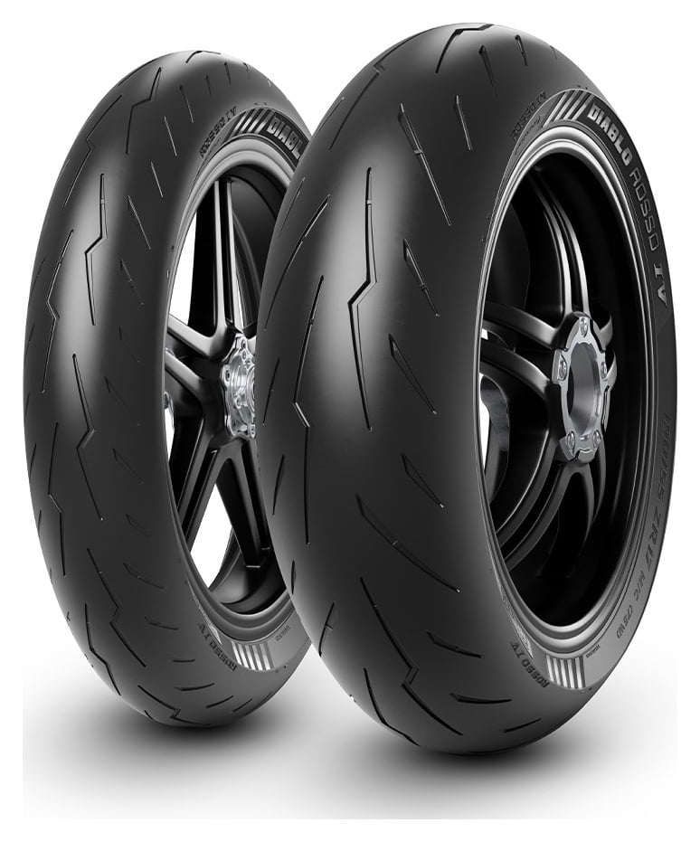 Pneumatico 180/55 ZR 17 M/C (73W) TL DIABLO ROSSO IV - 706 - SUPERSPORT