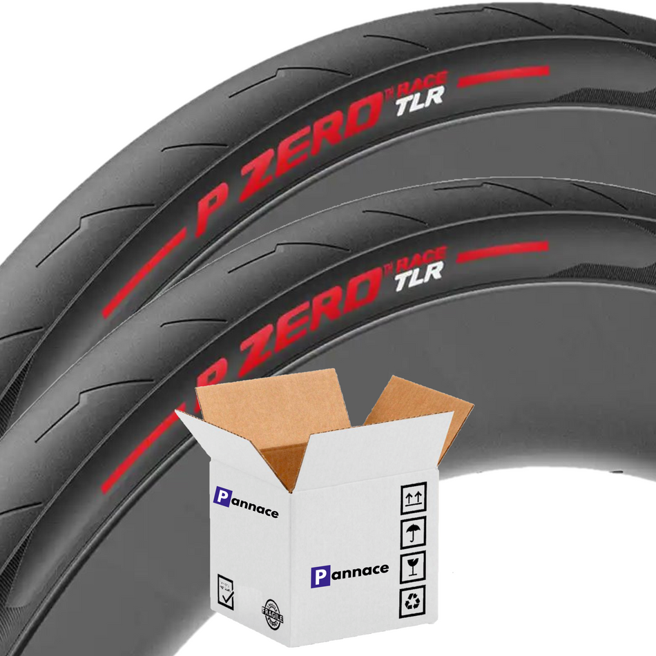 Coppia ( 2 ) Pneumatici 700 x 26C - ETRTO 26-622 on RIM 19C P Zero Race TLR Pure Performance Colour Edition Red label