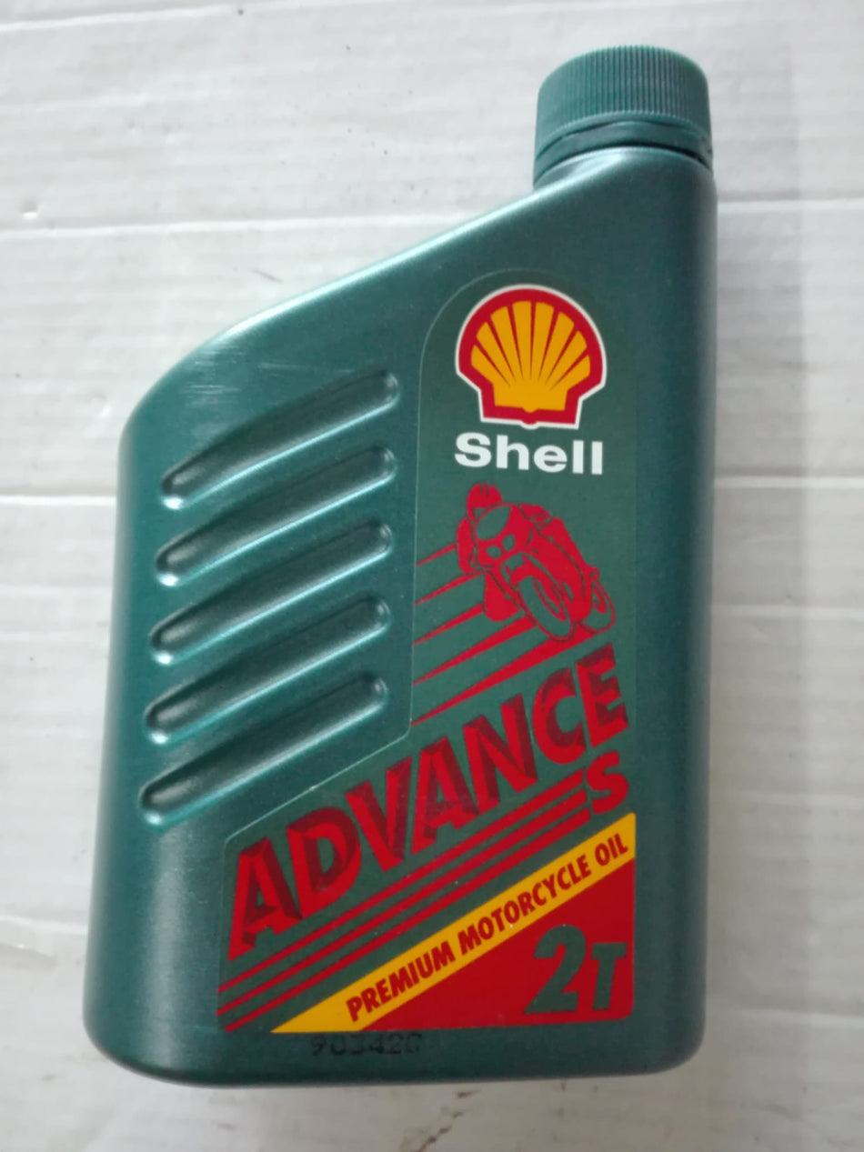 OLIO MISCELA  SHELL ADVANCE S 1 LITRO PER MOTORI A 2 TEMPI