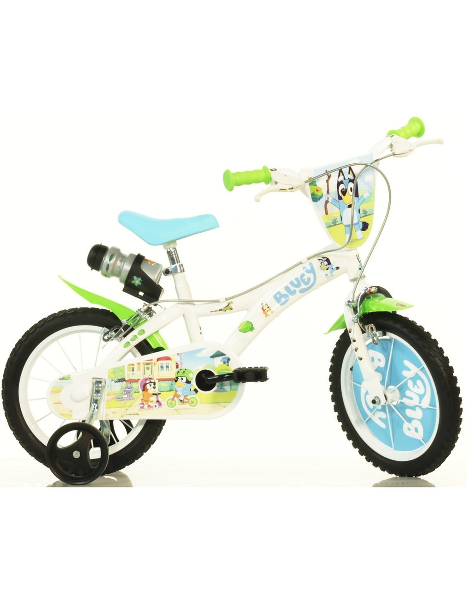 BICI DA BAMBINO MISURA 14" Pollici BICICLETTA Linea Bluey – Dino Bikes