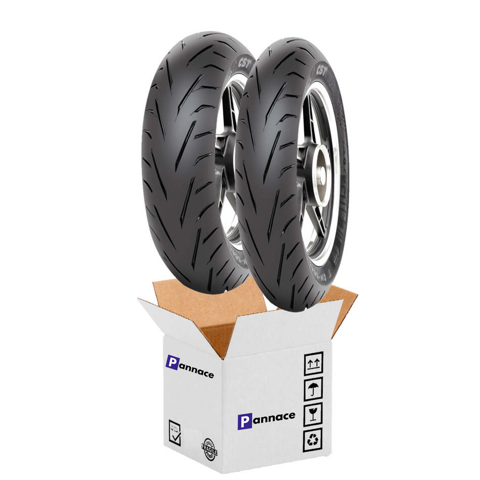 Coppia Pneumatici 120/70 - R15 con 160/60 - R15 COPERTURA STREET - CST_Tyres