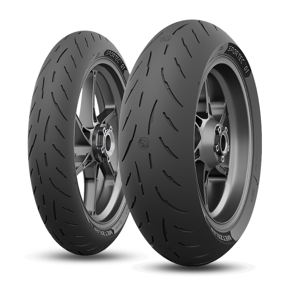 Pneumatici moto in Coppia 180/55 ZR 17 con 120/70 ZR 17 METZELER | SPORTEC 01
