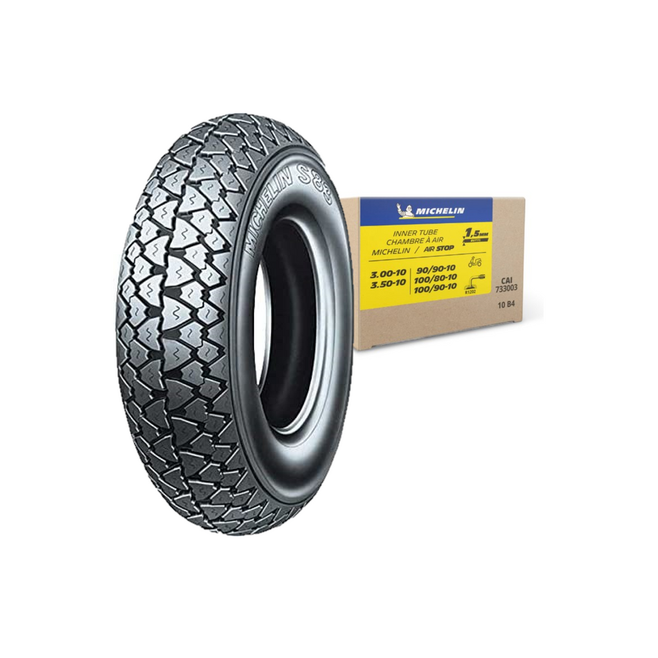 Pneumatico Michelin S83 3.00-10 42J per Vespa PX, PK, 50 Special
