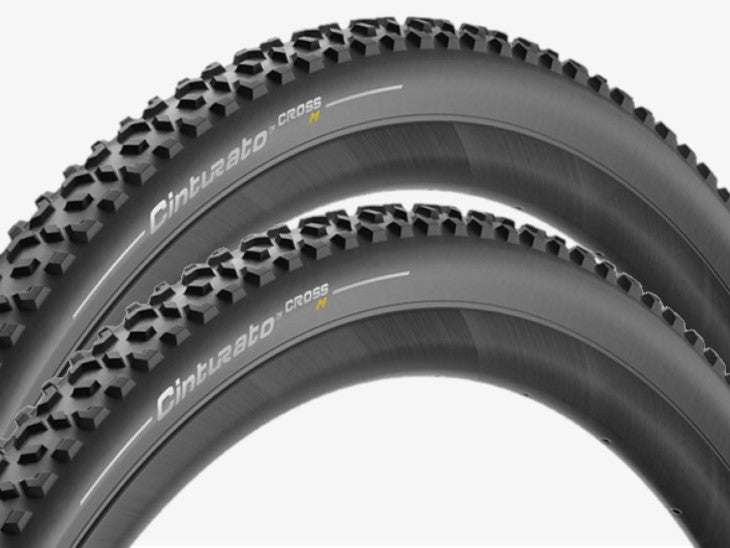 Coppia ( 2 unità ) Copertone Bici Pirelli CYCLING 33 - 622 Cinturato CROSS M Black TechWALL 127 tpi SpeedGRIP CROSS RANGE