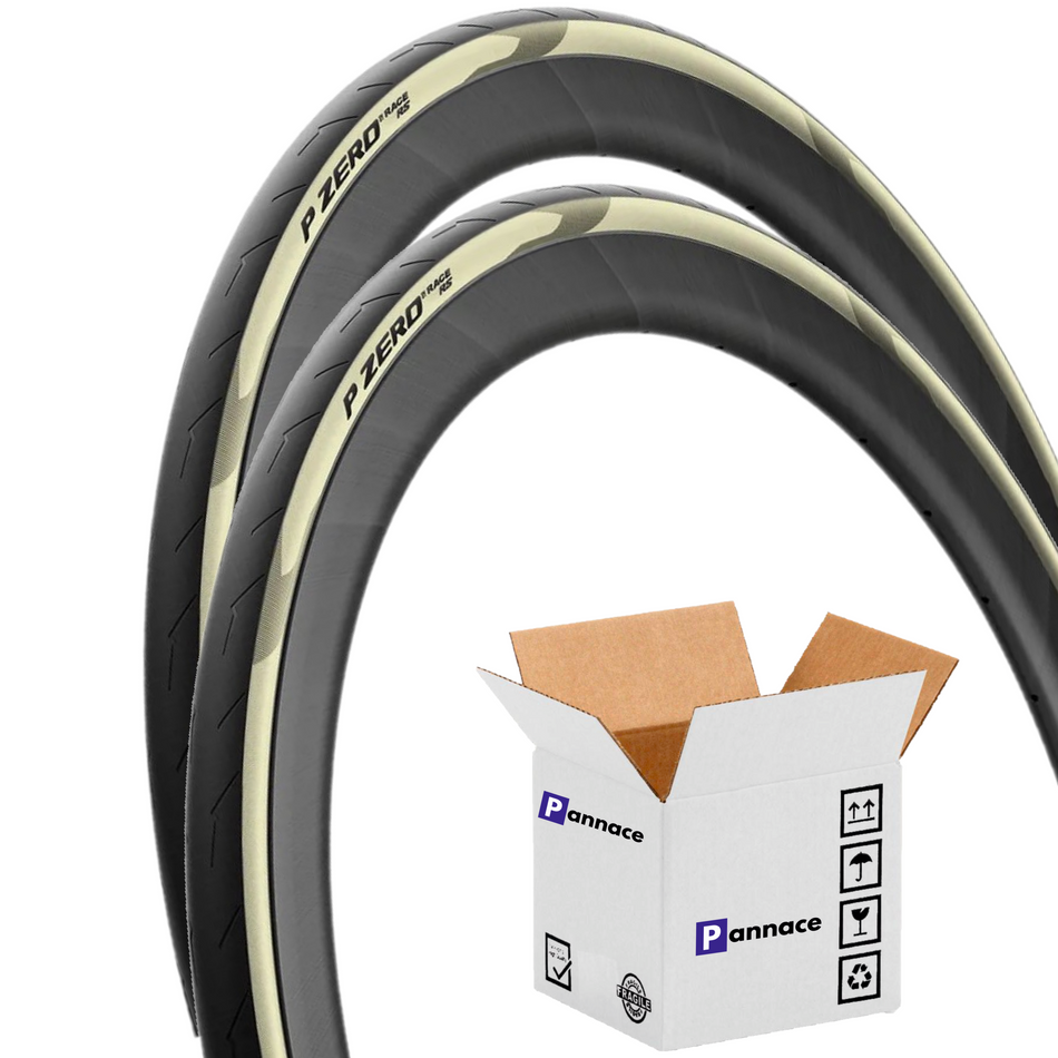 Coppia Pneumatici Cycling 700 x 26 C / 26-622 on RIM 19C - P ZERO RACE RS - ROAD |  Retro  / 2 Unita