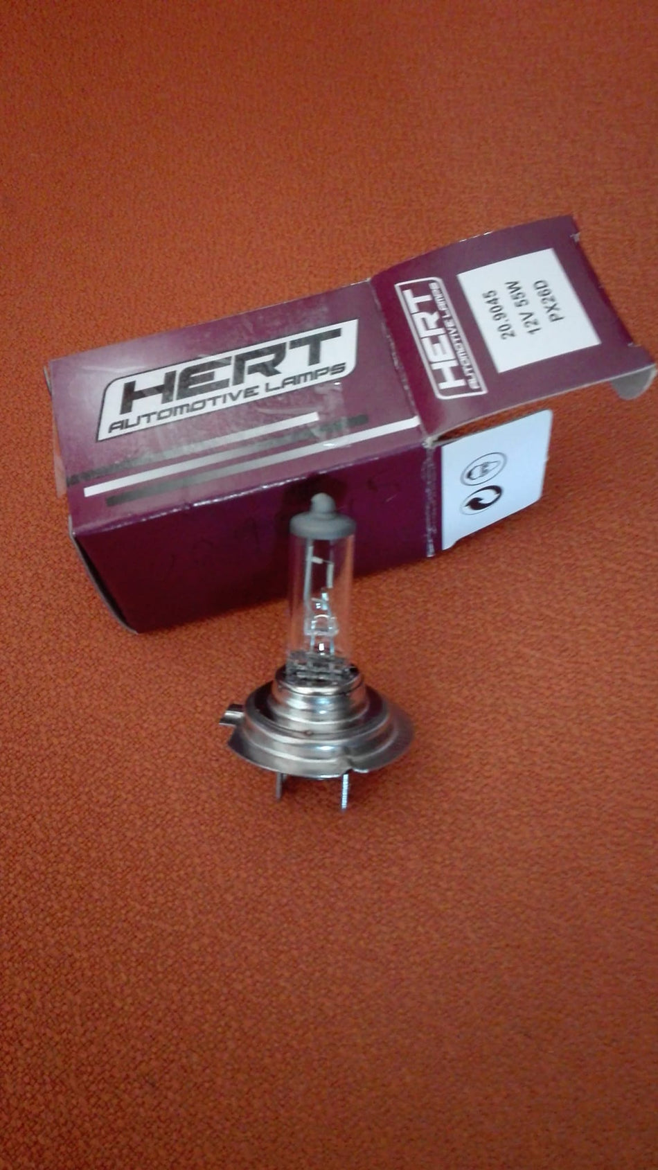 Lampada Hert H7 Alogena 12V-55W Px26D, E13 - HERT‎HERT209045