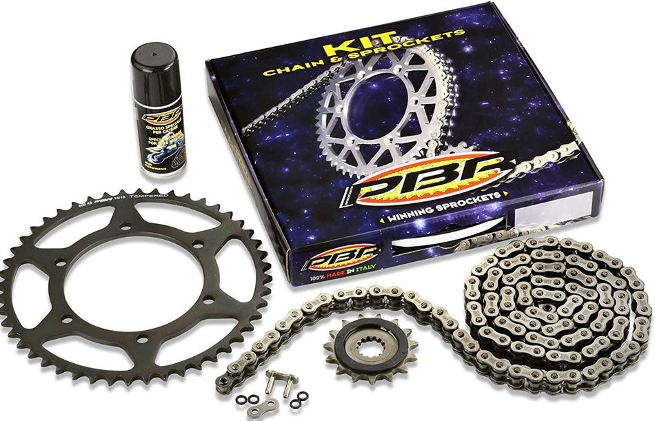 KIT TRASMISSIONE CATENA CORONA E PIGNONE PER SUZUKI 1000 TL 97-98 Z38/17 - 110M