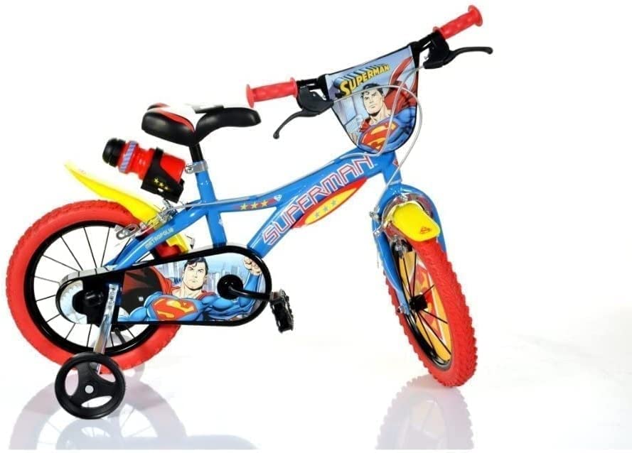 Bicicletta SUPERMAN  14 '' pollici  nuova grafica Dino Bikes Bambini 614-SM