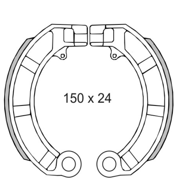 Rms-Classic - Ganasce freno Piaggio Vespa Px 125-150cc 414450