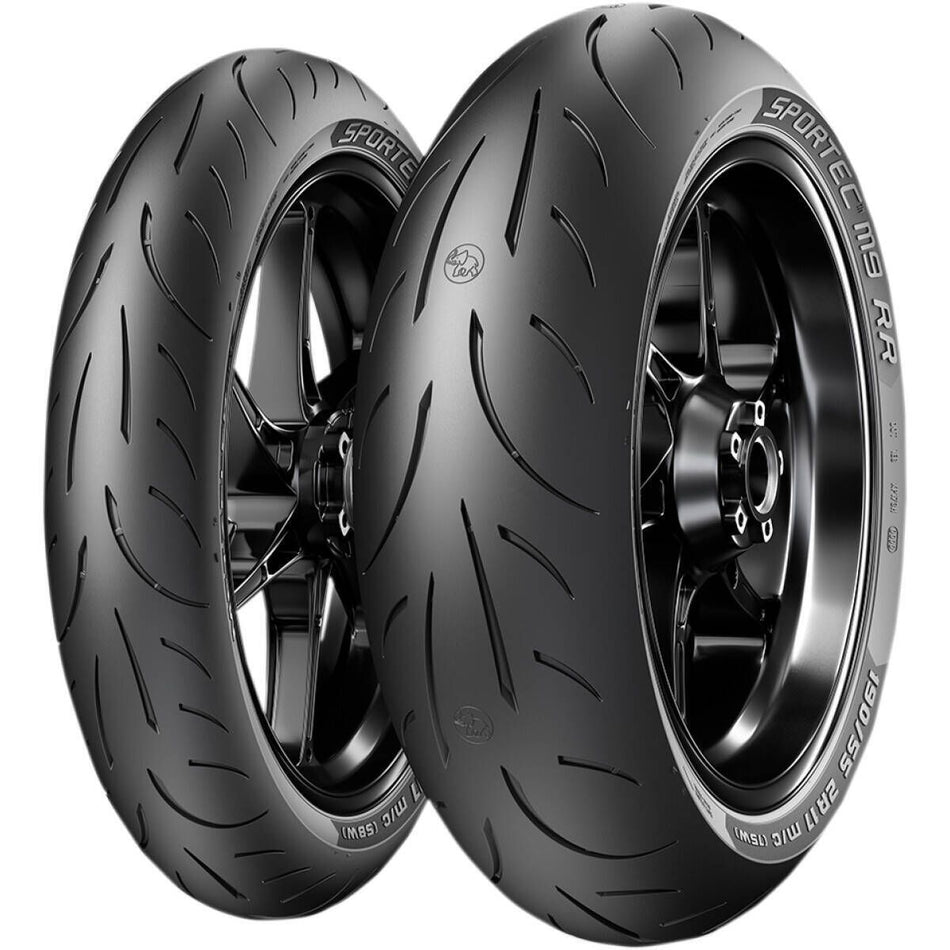 Coppia Gomme METZELER SPORTEC M9 RR 200/55 ZR 17 con 120/70 ZR 17