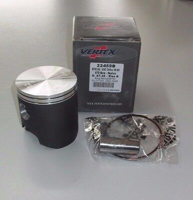 PISTONE VERTEX PER KTM SX 250 DAL 1996 AL 1999 DIAM .67,45 SPINOT.18 LETTERA B