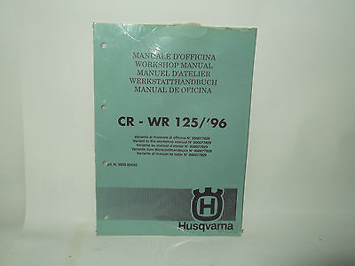MANUALE D'OFFICINA  VARIANTE  CR-WR 125  1996