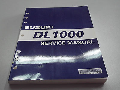 MANUALE DI SERVIZIO SUZUKI DL V-STROM 1000 2002 LINGUA INGLESE
