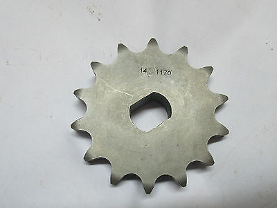 PIGNONE CHIARAVALLI 1170 PASSO 530 14 DENTI. INTERNO: 20MM. DIAMETRO: 15MM.