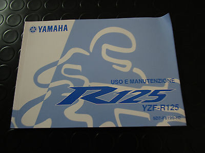 MANUALE D'USO E MANUTENZIONE ORIGINALE YAMAHA IN LINGUA ITALIANA  PER R125