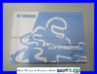 MANUALE DEL PROPIETARIO PER YAMAHA MT-125 2015 LINGUA FRANCESE