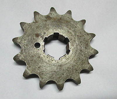PIGNONE CHIARAVALLI E722 PASSO 530 14 DENTI PER CAGIVA 350 ALA ROSSA ANNO 1983.