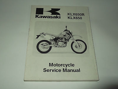 SERVICE MANUAL  KAWASAKI KLX 650R - KLX 650 1993