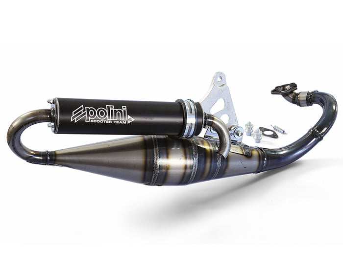 MARMITTA POLINI OMOLOGATA SCOOTER TEAM 4 APRILIA SCARABEO SR MALAGUTI F12 PHANTOM YAMAHA AEROX