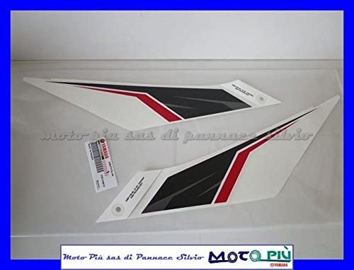 COPPIA EMBLEMI ADESIVORIGINALI YAMAHA FIANCHETTI POSTERIORI WR 125 X 2013 - 2014