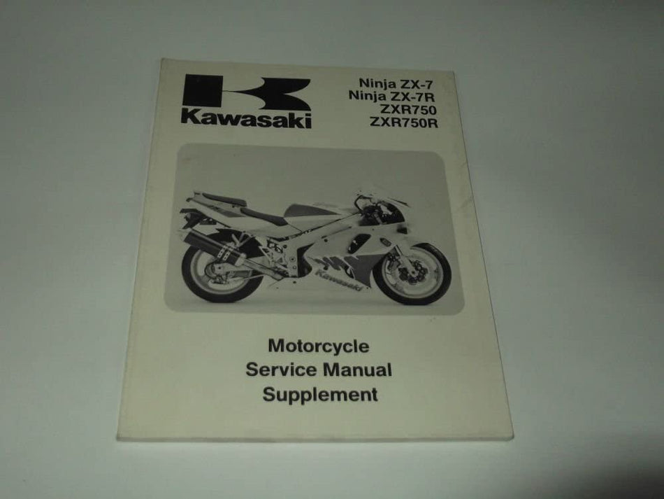 SERVICE MANUAL SUPPLEMENT KAWASAKI ZX-7/ NINJA ZX-7R/ ZXR 750 -R 1993