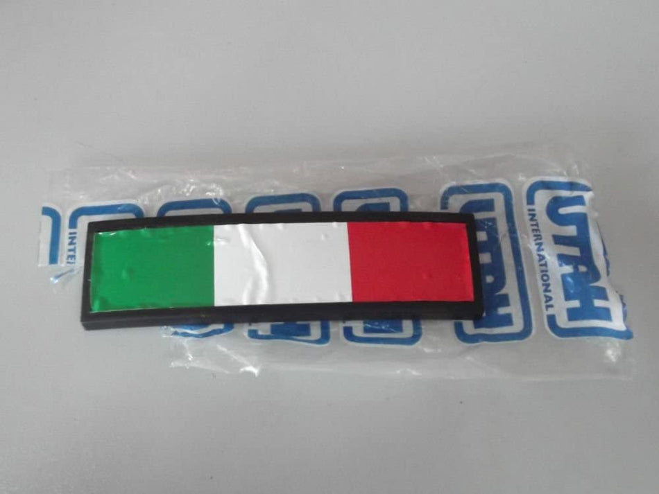 TARGHETTA ADESIVA UTAH BANDIERA TRICOLORE