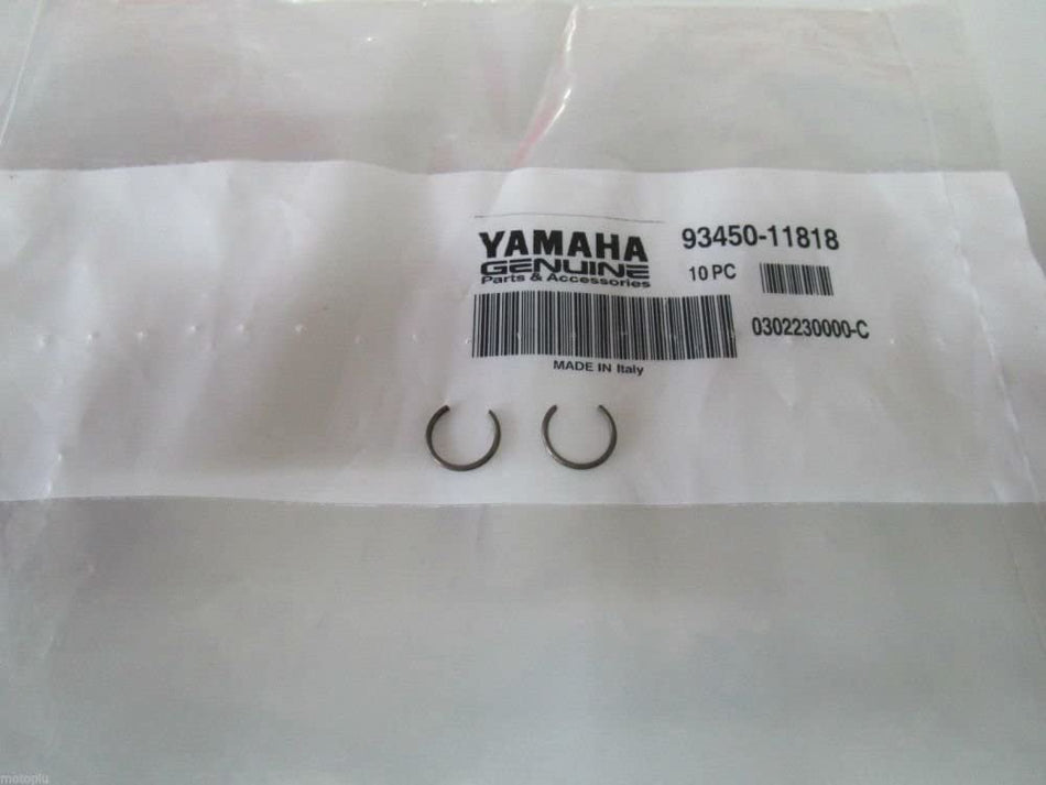 COPPIA FERMO SPINOTTO PISTONE ORIGINALE YAMAHA PER AEROX-BWS-BWS NAKED-WHY-NEOS