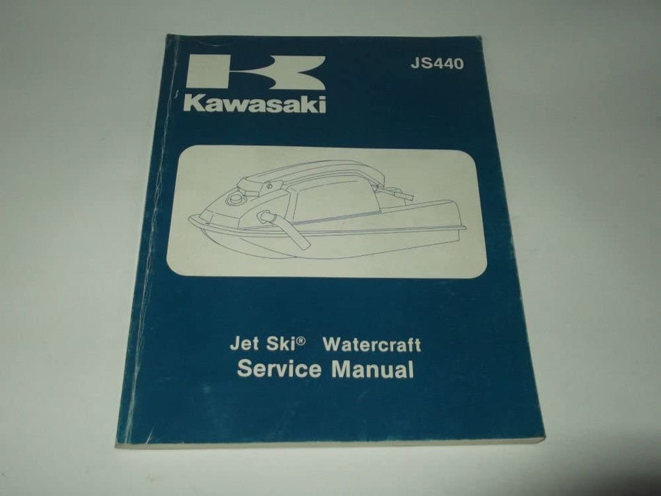 SERVICE MANUAL KAWASAKI WATERCRAFT JET SKI JS440 A6-A7 1982-1983