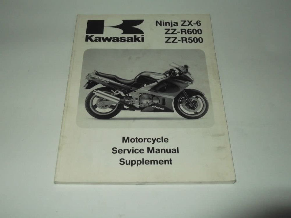 SERVICE MANUAL SUPPLEMENT KAWASAKI NINJA ZX-6 - ZZ R 600 - ZZ-R 500 1993