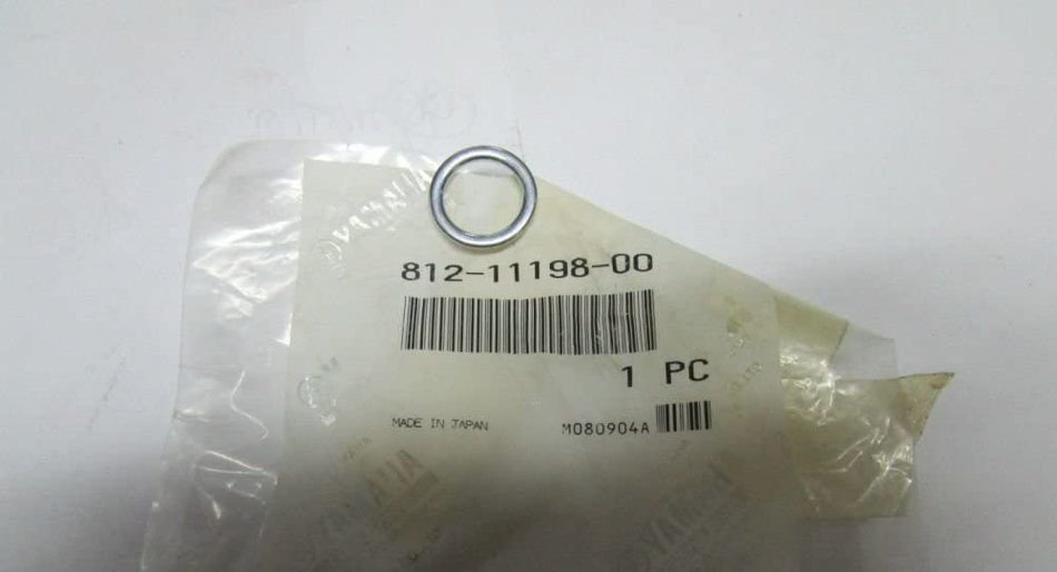 GUARNIZIONE PER TAPPO DRENAGGIO OLIO ORIGINALE YAMAHA PER YFM S 50- YFM WS 80
