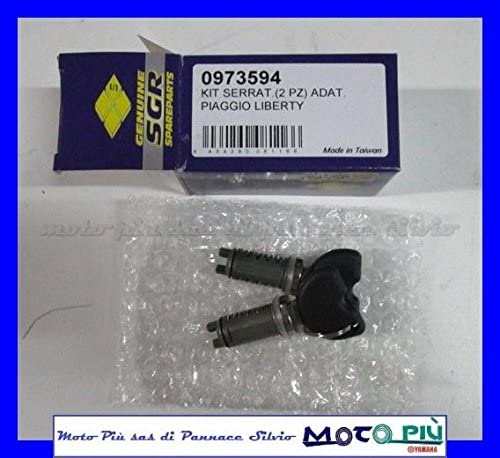 KIT SERRATURE (2 PZ) SELLA CASSETTINO PIAGGIO LIBERTY VESPA ZIP RUNNER