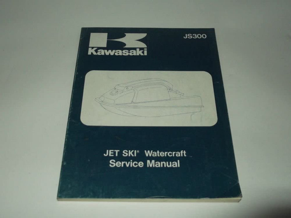 SERVICE MANUAL KAWASAKI WATERCRAFT JET SKI WATERCRAFT JS 300 B1-B2-B3-B4-B5 1986