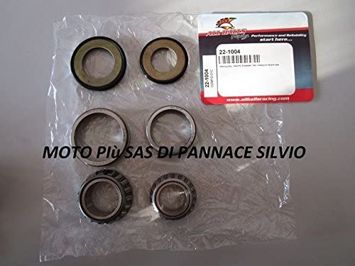 KIT CUSCINETTI E PARAOLI STERZO PER BURGMAN-GSX R FZ-VIRAGO-DRAGSTAR-BANDIT SV