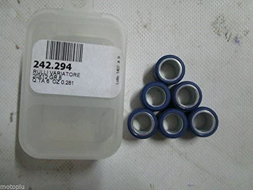 SET MASSE CENTRIFUGHE (RULLI) ORIGINALI POLINI 20X12 gr.8 - COLORE BLU