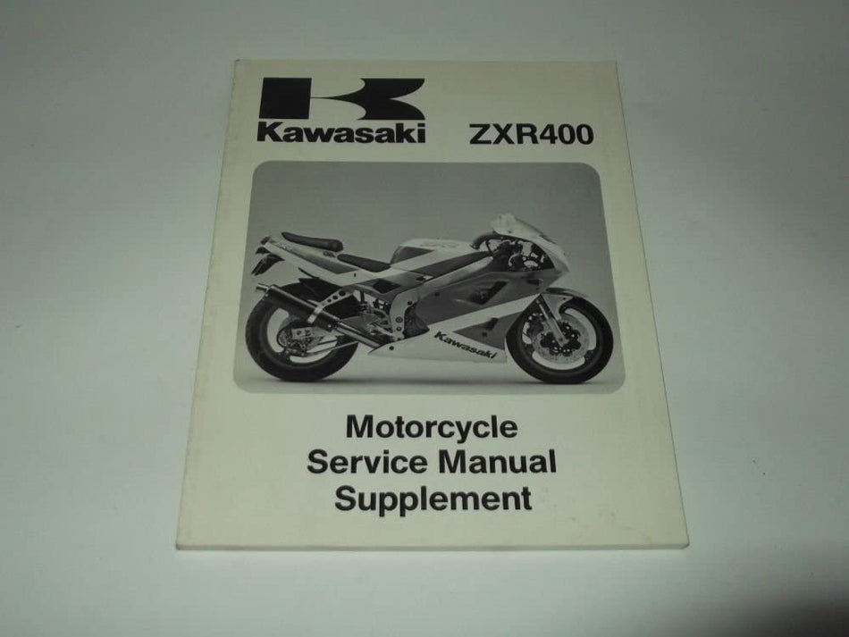 SERVICE MANUAL  SUPPLEMENT KAWASAKI ZXR 400 1991
