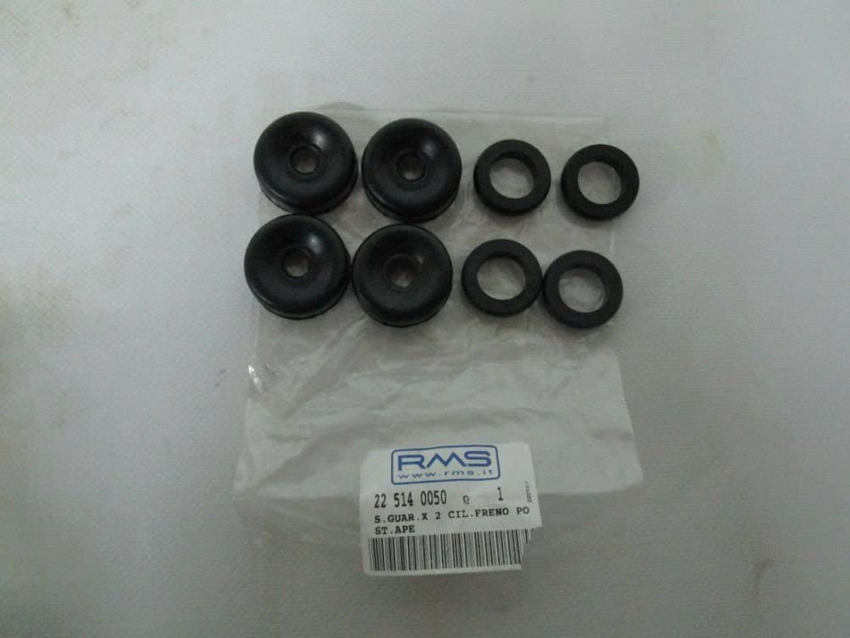 SERIE GUARNIZIONI CILINDRETTI FRENI POSTERIORI PER PIAGGIO APE TM P602 (8 PEZZI)