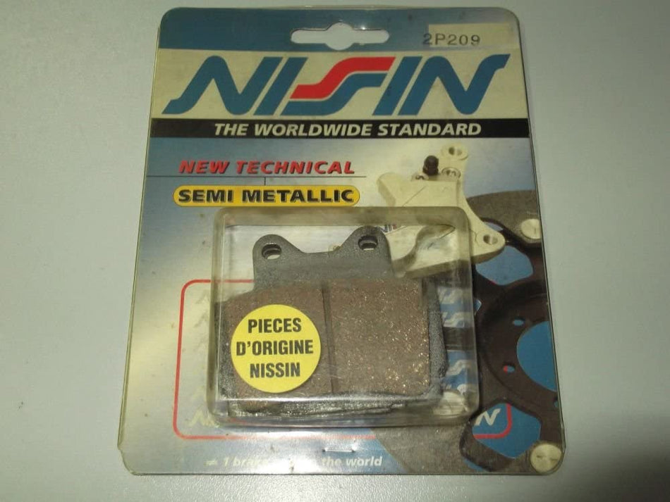 PASTICCHE FRENO ORIGINALI NISSIN PER SUZUKI PGO DAELIM PEUGEOT KAWASAKI