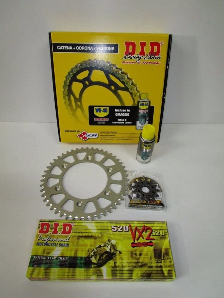 KIT TRASMISSIONE DID CATENA-CORONA-PIGNONE PER HONDA CRE R 250 97-07 Z 13-47