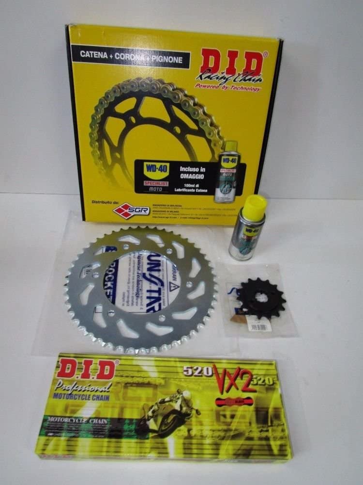 KIT TRASMISSIONE DID CATENA-CORONA-PIGNONE PER HONDA XR L 650 93-99 Z 15-48